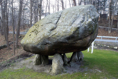 Dolmen in North Salem nrdlich
                von New York