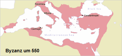 12c. Das griechische Byzanz (Konstantinopel, 330-1453) - Einfluss bis