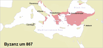 12c. Das griechische Byzanz (Konstantinopel, 330-1453) - Einfluss bis