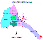 Map
                            with the Eritrean provinces