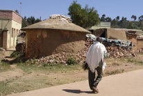 One of
                              the few traditional houses in Asmara