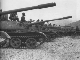 The resistance is driving conquered
                            tanks