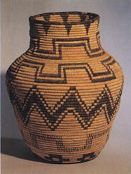 Vorratskorb in Krugform der Prim�rnation
                          der San Carlos-Apachen (heutiges Arizona)