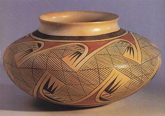 Vorratskrug aus dem Pueblo Hano der
                        Hopi-Prim�rnation
