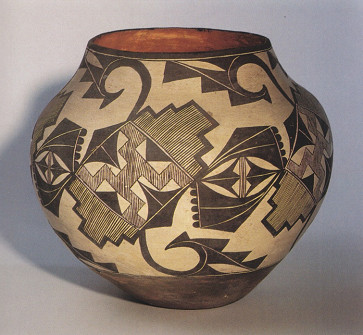 Vorratskrug mit
                        Motiven aus dem �stlichen Pueblo Acoma