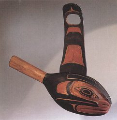 Holzrassel der Kwakiutl-Prim�rnation