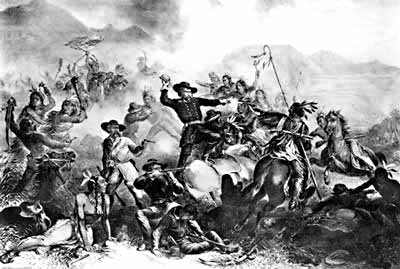 Custers letzte Schlacht ("Custer's
last stand") Custers letzte
Schlacht ("Custer's last stand")
