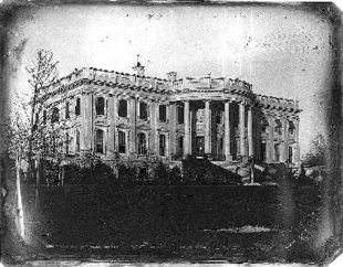 Das
                          erste Foto des Weissen Hauses 1846