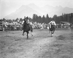 Banff-Indianertage, Reiter, 1910
                          ca.