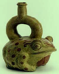 Moche-Gef�ss: Frosch