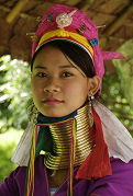 Karen hill tribe, long neck
woman Karen hill tribe, long
neck woman