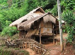 Thailand,
Akha bamboo house Thailand,
Akha bamboo house