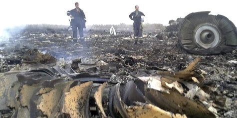Absturzstelle von Flug Mh17 vom 17.7.2014