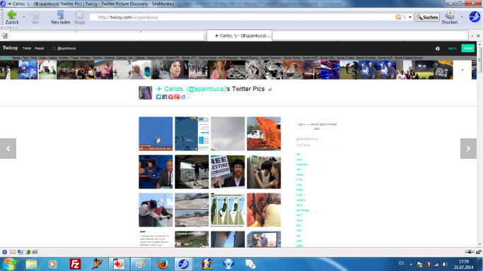 This is the Twitter photo account of
                              air controller Carlos in Kiev - the photo
                              account is active yet