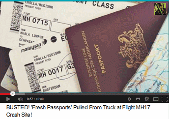 Forged passport with forged ticket -
                          just a normal "play" of the secret
                          services forging passports and letting them
                          "resurrecting" again...