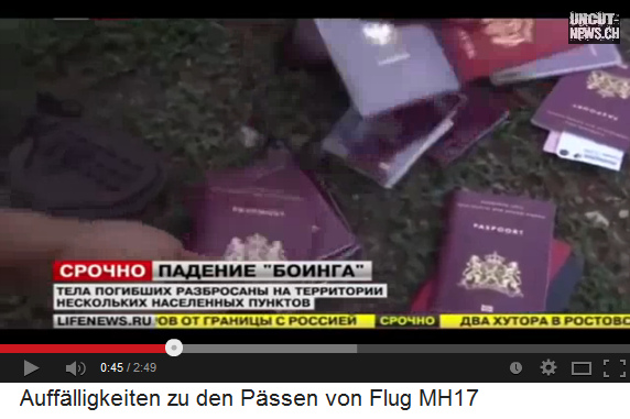 A police officer
                    is playing with brand-new passports on a meadow