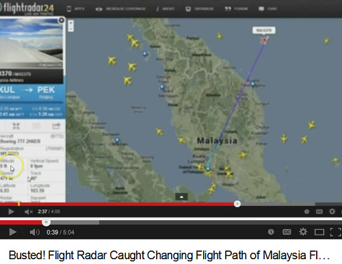 Video
                          mit der Flugroute des Flugs MH-370 mit der
                          Boeing 777 von Malaysian Airlines am 8.3.2014
                          - Foto 04 - Hhenangabe: 0,0m, Absturz