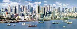 Shantou
                          / Swatow: Skyline, Meer