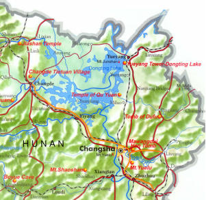 Changsha in der Provinz Hunan
