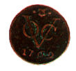 VOC-Kupferm�nze 1 Cent 1769