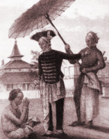 �rtlicher Herrscher auf Madura, Indonesien
                    Indonesia