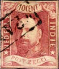 Erste Briefmarke von Niederl�ndisch-Indien ;
                    Indonesien, Indonesia ; Kolonialismus, colonialismo,
                    colonialism, colonialisme Holland Niederlande
                    Netherlands Neegherlands Pays Bas