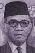 Sri Sultan Hamengkubuwono IX.
                von Yogya ist ein fr�her F�rderer der neuen Republik.
