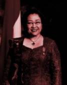 Indonesien 1999: Megawati
                    Sukarnoputri, als Vizepr�sident in der
                    Wahid-Regierung.