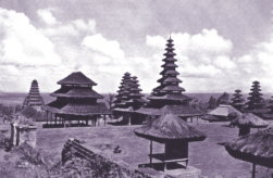 Temple complex at Besakih, in Gelgel on Bali,
                    1401