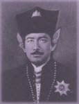 Sultan Agung in a traditional
                portrait