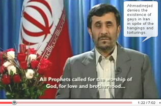 Ahmadinejad Christmas speech 2008:
