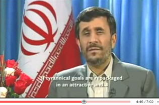 Ahmadinejad Christmas speech 2008: If tyrannical goals are repackaged in an attractive and ...