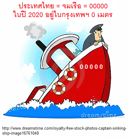 กรุงเทพฯเป็นเรือที่กำลังจมซึ่งจะมีขึ้นใน 0m
                        สมบูรณ์ในปี 2020 สอง - การ์ตูน