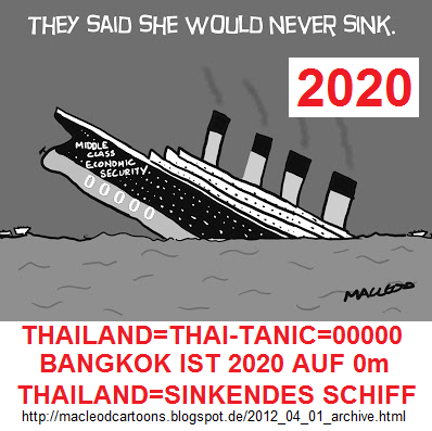 Bangkok ist ein sinkendes Schiff 00000,
                            Comic in Schwarz-Weiss