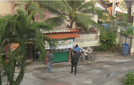 Eating post with Thai mafia only speaking the
                      word "Fuck" without learning about it
