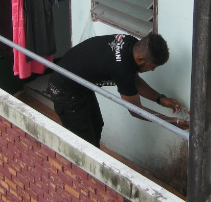 Whisky-Thai im Nachbarhaus auf dem
                              Balkon redet stundenlang nur über den
                              Historiker, 24. September 2013,
                              Nahaufnahme Whisky-Thai im
                              Nachbarhaus auf dem Balkon redet
                              stundenlang nur über den Historiker, 24.
                              September 2013, Nahaufnahme