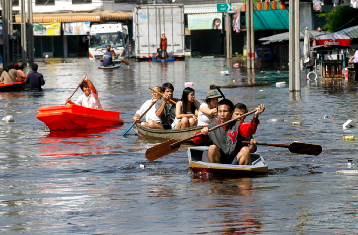 S�dthailand unter Wasser, 23.
                November 2014
