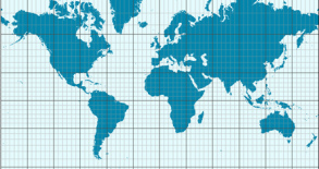 Die
                Mercator-Projektion 05 mit der abgeschnittenen Karte