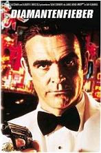 P�ster de pel�cula de "Diamantes
                          para eternidad" de James Bond