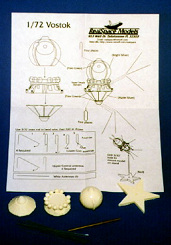 Vostok cult : The parts of the
model kit. Vostok cult : The parts of the model
kit.