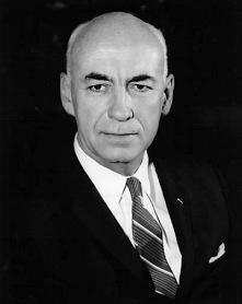 Robert R. Gilruth, expert
for unmanned, remote controlled flying objects,
portrait 1965. Robert R. Gilruth, expert
for unmanned, remote controlled flying objects,
portrait 1965.