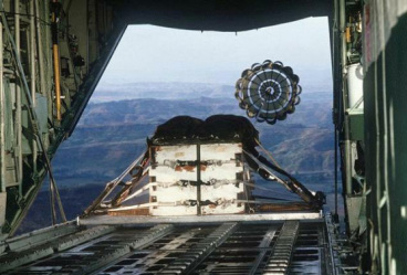 Airdrop: Sight from the inner to
                            outwards with the airdrop ramp (no tank).