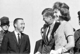 Kennedy with Virgil Guz Grissom.