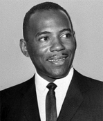 James Meredith,
                              portrait of an intellectual black who was
                              persecuted by white racists.