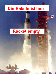 Liftoff of Apollo 12. The rocket is
                            empty. But only about 10 people know about,
                            among them the astronauts. They are under
                            military order and will be "American
                            Heros" soon when they keep quiet...