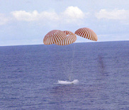 Apollo 13:
                              Splashdown. The whole world thinks they
                              had a heavy accident...
