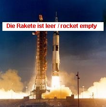 Apollo 14, liftoff of an empty rocket.
                            But only about 10 people know this, among
                            them the astronauts who stand under military
                            order. They will be "American
                            heros" soon, if they keep quiet...