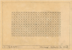 Figur 1: Strichübung mit
Bleistift, 13.5.1977 Figur 1: Strichübung mit Bleistift,
13.5.1977