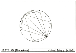 Figur 16:
Thaleskreis, 27.1.1978 Figur
16: Thaleskreis, 27.1.1978