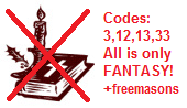 Crimina Christianity is a FAKE with
                    freemason code 33 and more "harmonic"
                    numbers 3, 12, and 13